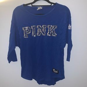Pink long sleeve T-shirt